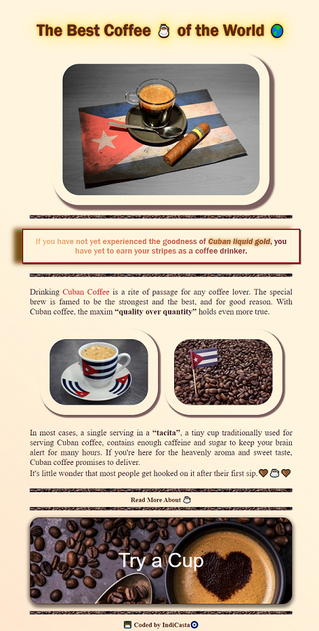 Cuban Coffee Project